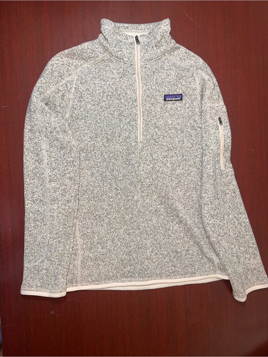 Patagonia Other - Patagonia Better Sweater Fleece Cream Tan 1/4 Zip Pullover Sweater Jacket Size M